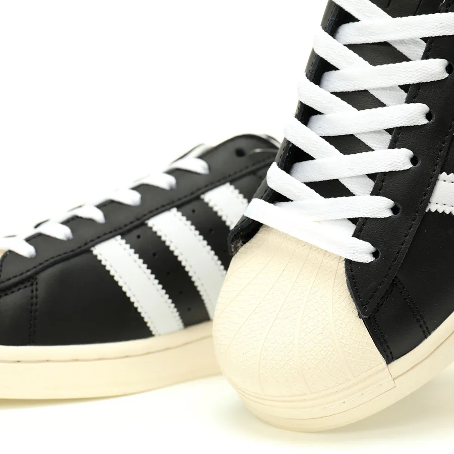 Originals Superstar OG Vintage Black White Leather Low Top Sneaker