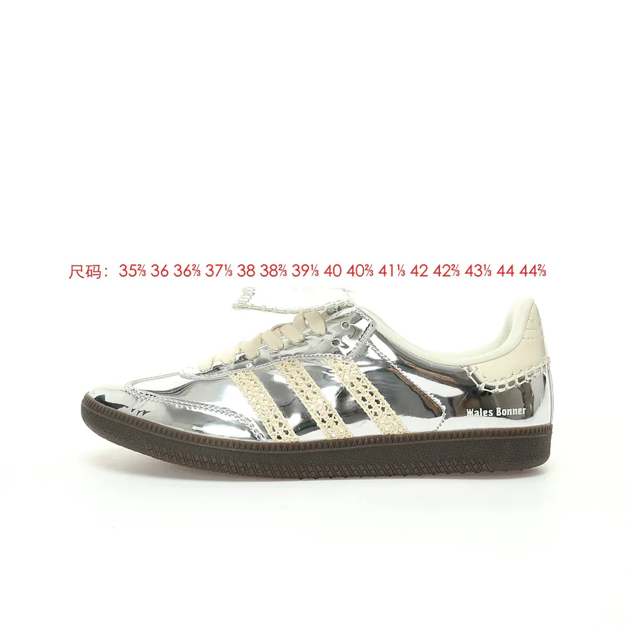 Wales Bonner x Originals Samba Assic Sier Metallic Low Top Sneaker