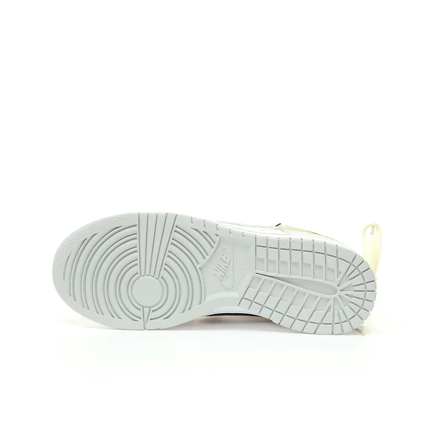 SB Dunk Low Lot 'Neutral' Neutral Color, Custom Straps, Casual Urban Sneaker