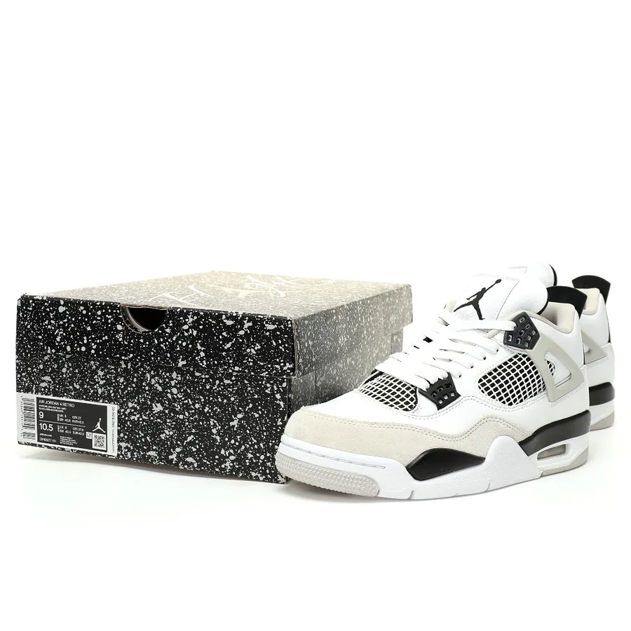 CX Exclusive Men's Air 4 Retro Military Black