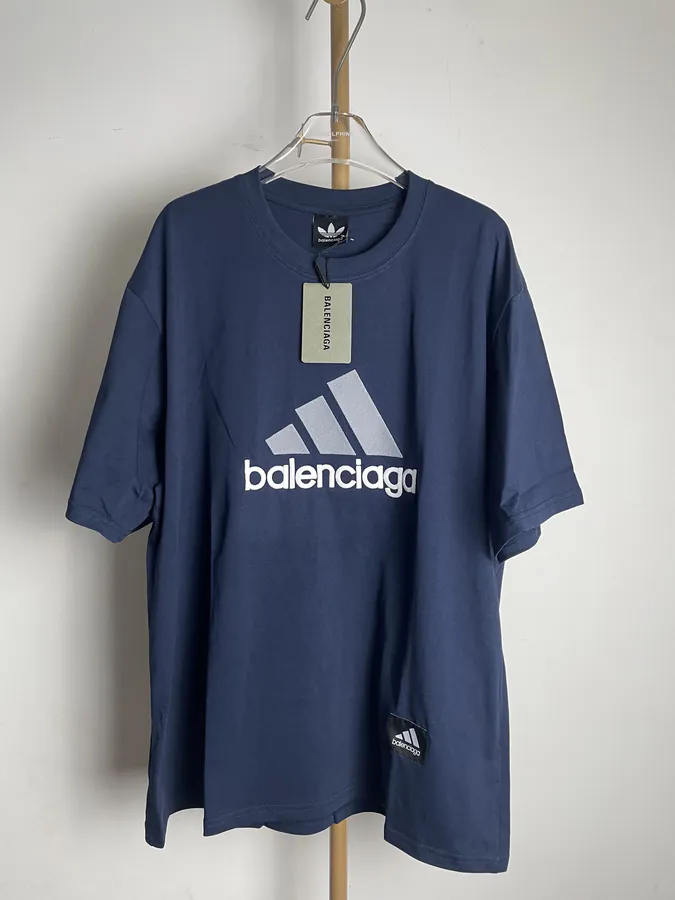 BAL辰星 Paris Embroidery Double Sided T Shirt