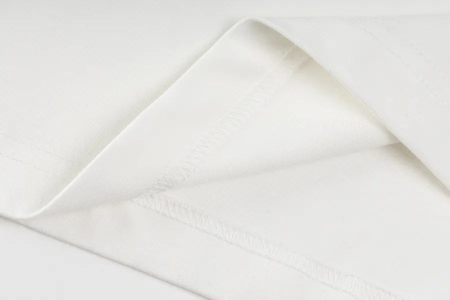 Diamond 2025 Autumn New Collection Reflective Embroidery Short Sleeve