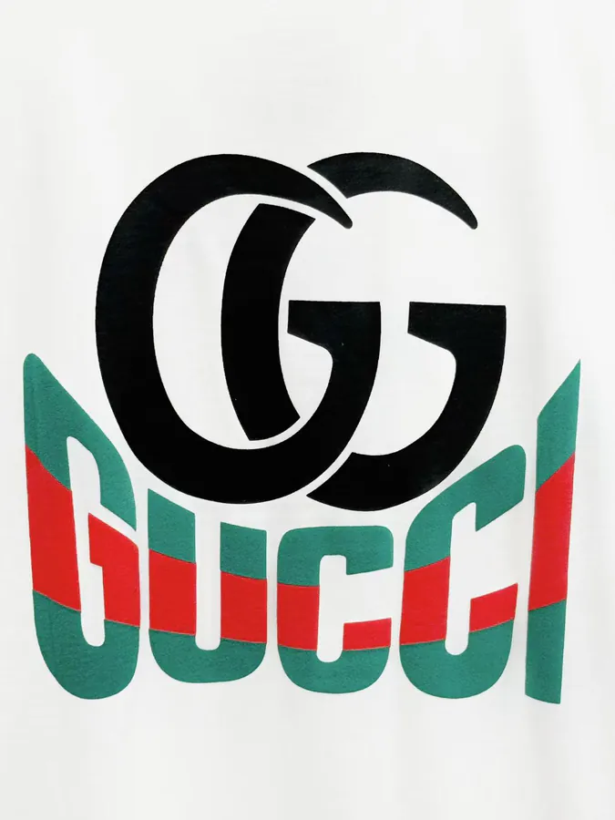 Premium Quality GUC Cog Logo Round Neck Short Sleeve T Shirt