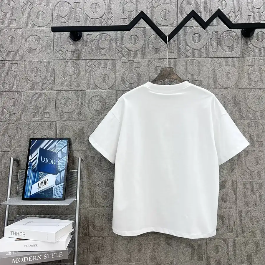 DIO辰星专供 Double Color Letter T Shirt