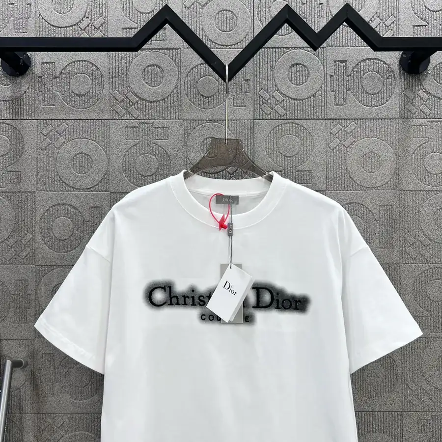 DIO辰星专供 Double Color Letter T Shirt