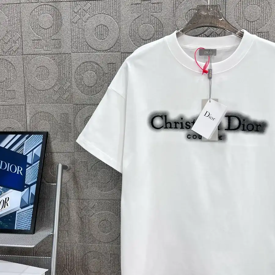 DIO辰星专供 Double Color Letter T Shirt
