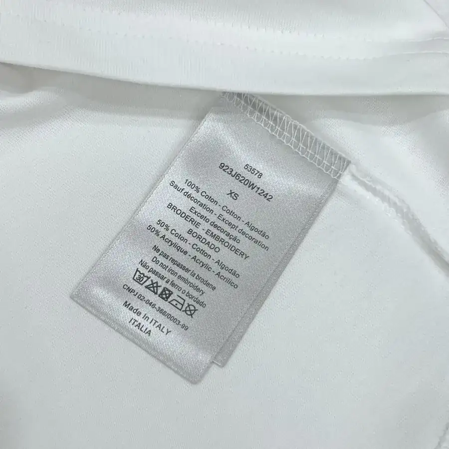DIO辰星专供 Double Color Letter T Shirt