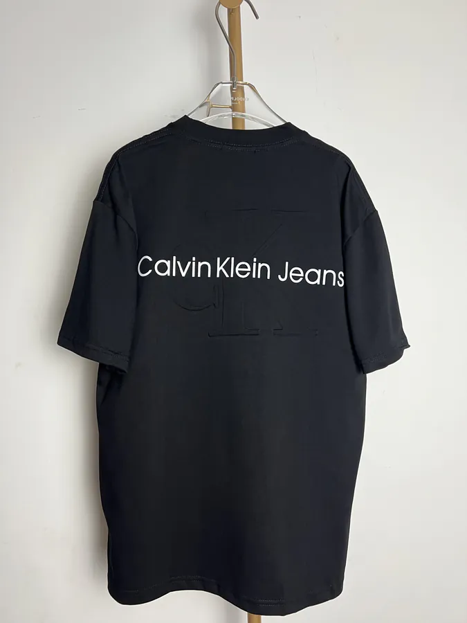 Cain Klein Classic Logo Embroidery Round Neck Short Sleeve