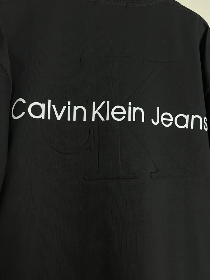 Cain Klein Classic Logo Embroidery Round Neck Short Sleeve