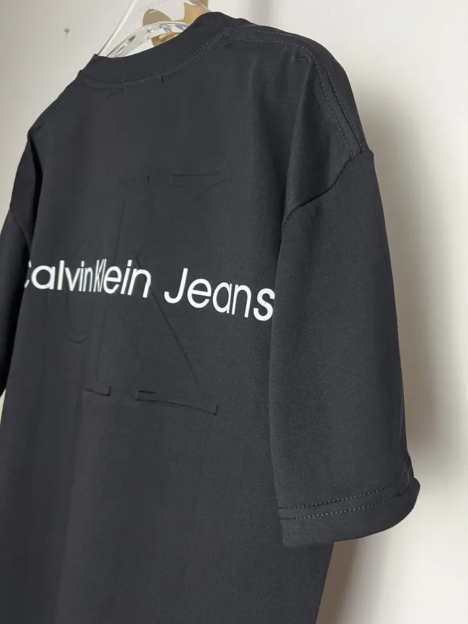 Cain Klein Classic Logo Embroidery Round Neck Short Sleeve
