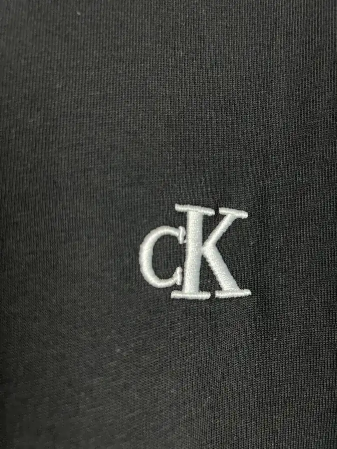 Cain Klein Classic Logo Embroidery Round Neck Short Sleeve