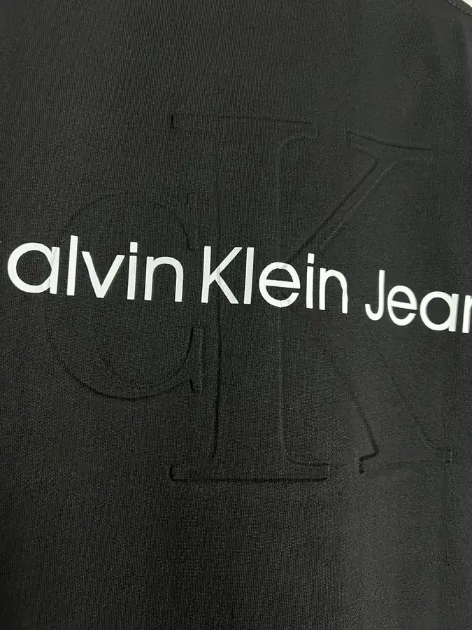 Cain Klein Classic Logo Embroidery Round Neck Short Sleeve