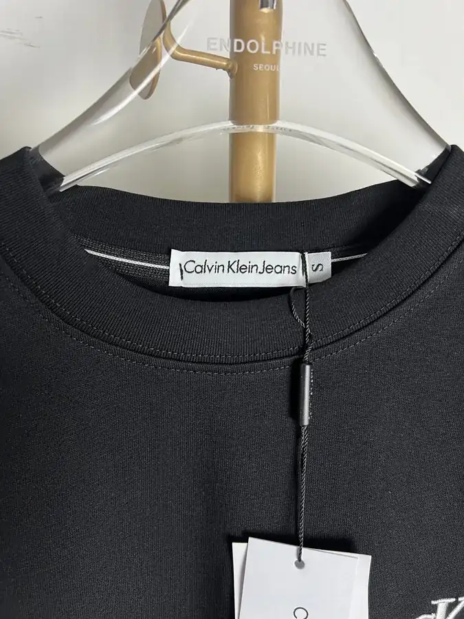 Cain Klein Classic Logo Embroidery Round Neck Short Sleeve
