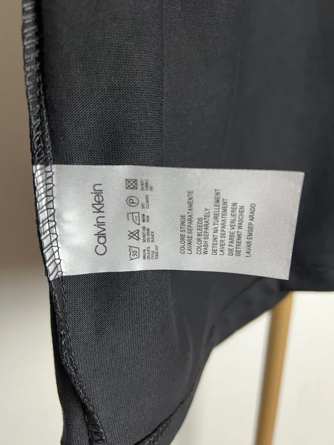 Cain Klein Classic Logo Embroidery Round Neck Short Sleeve