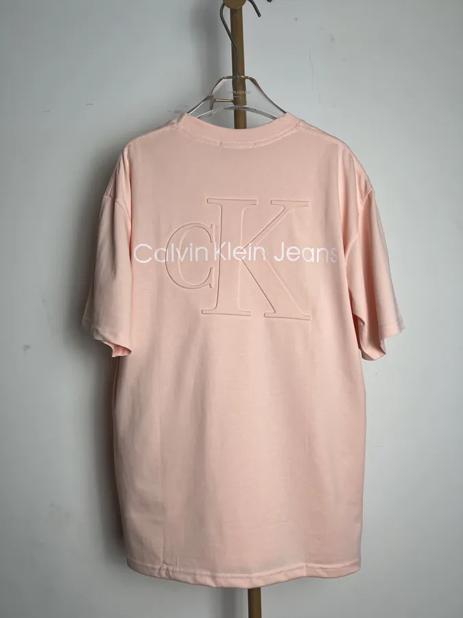 Cain Klein Classic Logo Embroidered Round Neck Short Sleeve