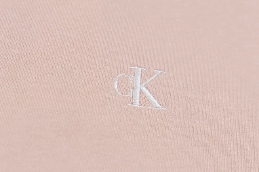 Cain Klein Classic Logo Embroidery Round Neck Short Sleeve