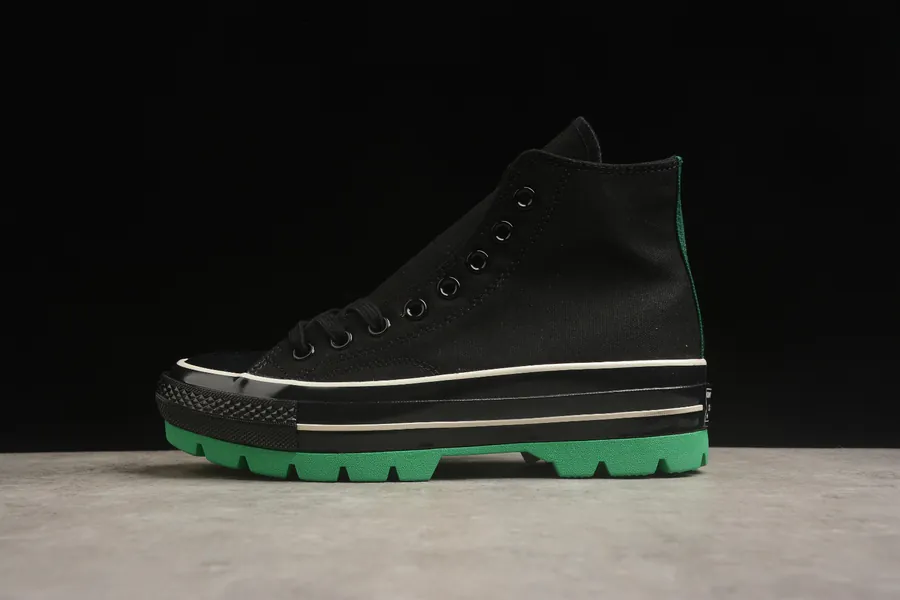 Converse Chuck 70 Black Green Thick Sole