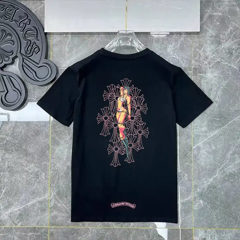 Miami Bad Girl Pink Cross Ch Print T Shirt 2024 New Collection