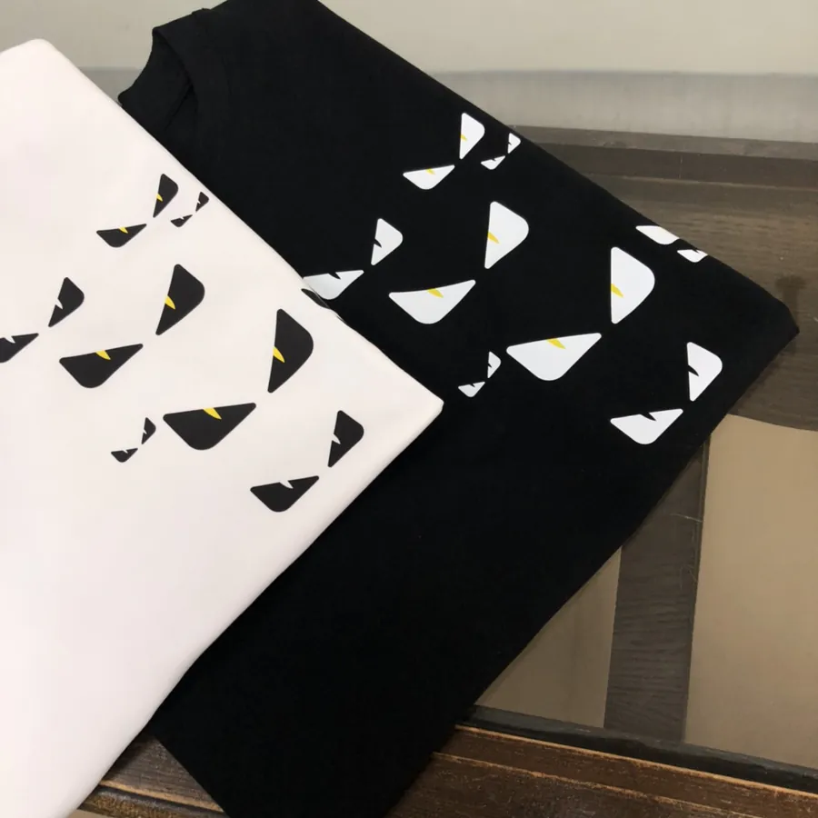 FENDI 25ss Printed Round Neck Short Sleeve T Shirt