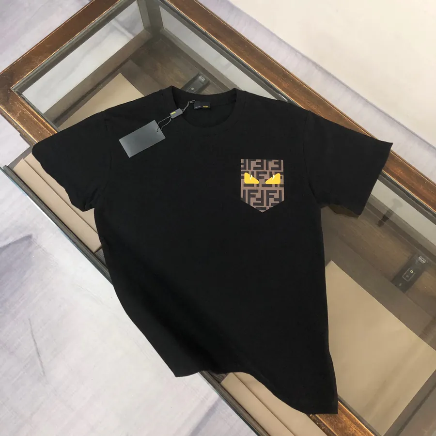 Fendi 25ss Printed Round Neck Short Sleeve T Shirt