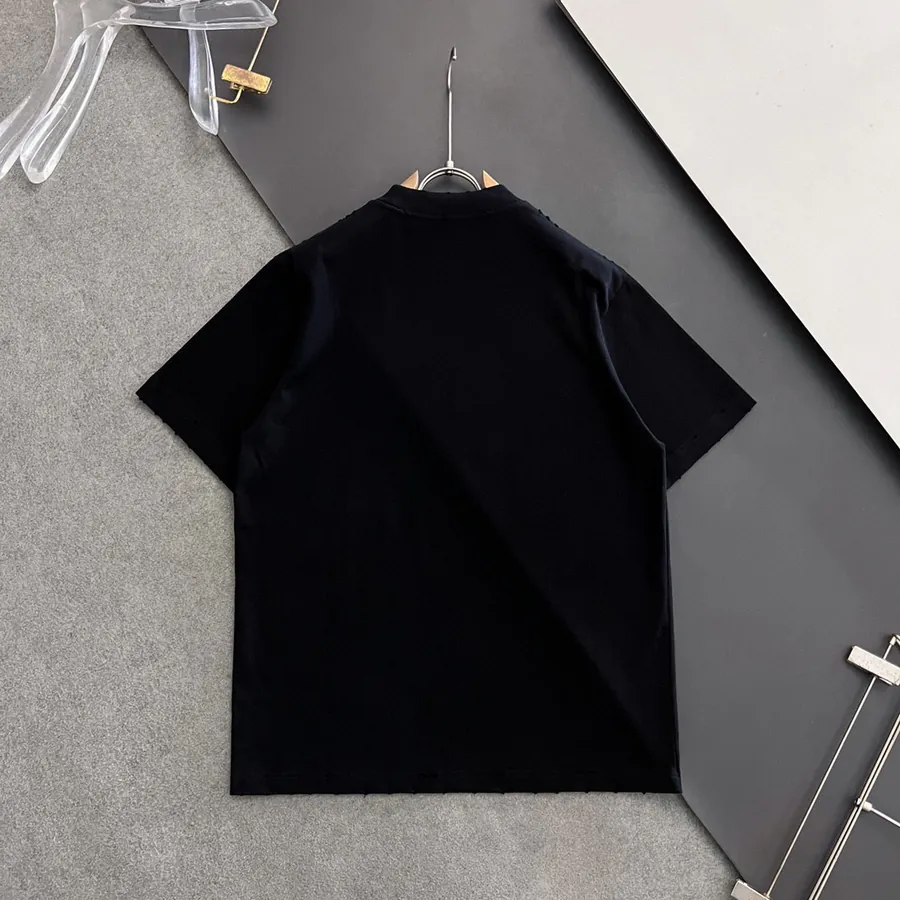 Fendi 25ss Printed Round Neck Short Sleeve T Shirt