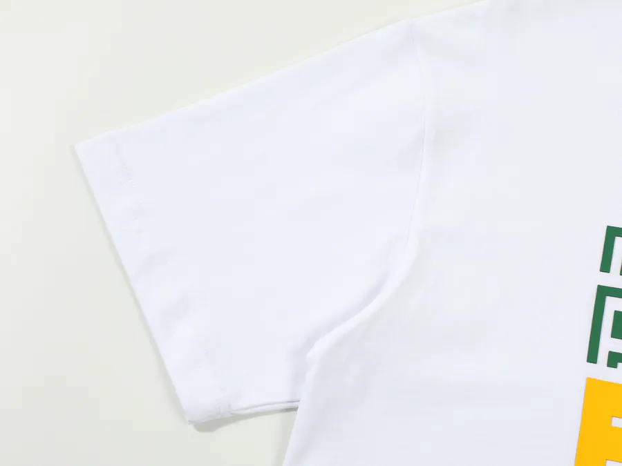 Fendi 25ss Printed Round Neck Short Sleeve T Shirt