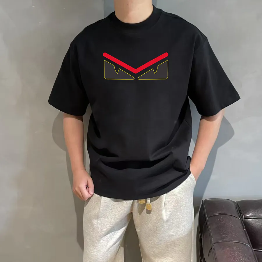 Fendi 25ss Printed Round Neck Short Sleeve T Shirt