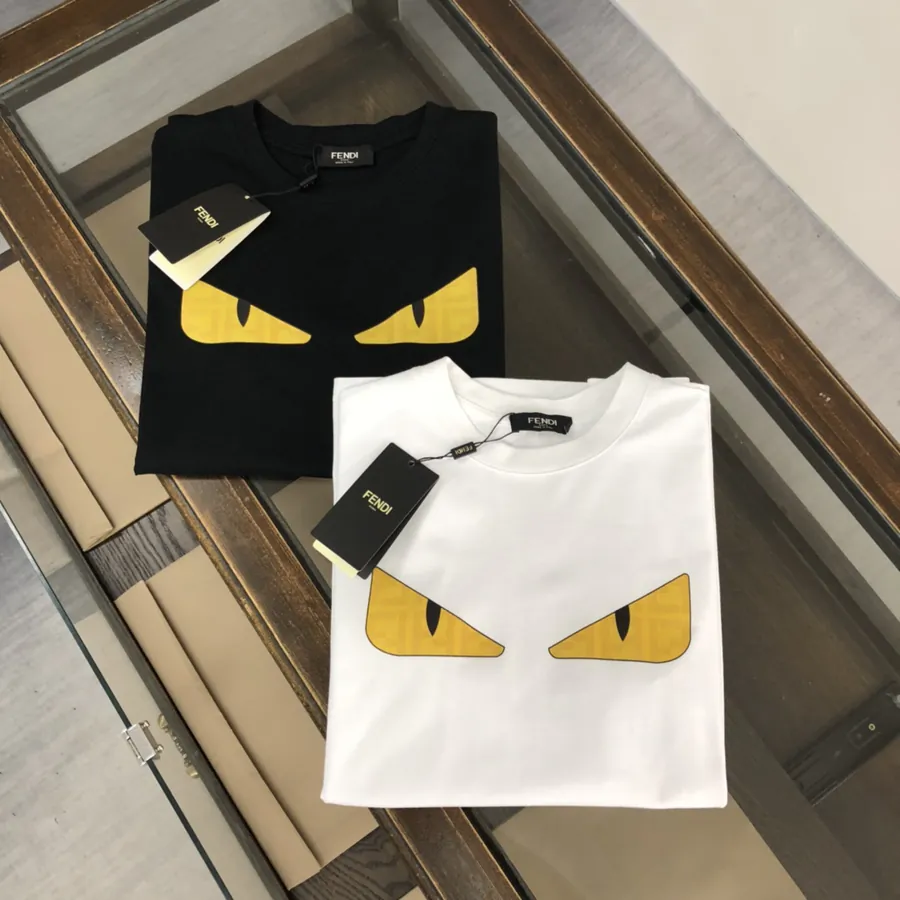FENDI 2025 Summer New Round Neck Short Sleeve T Shirt