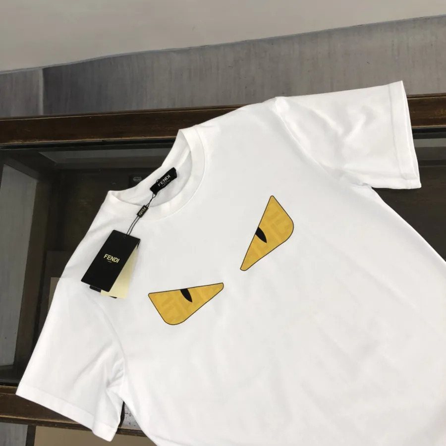 FENDI 2025 Summer New Round Neck Short Sleeve T Shirt