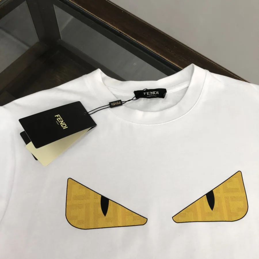 FENDI 2025 Summer New Round Neck Short Sleeve T Shirt