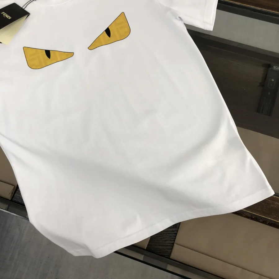 FENDI 2025 Summer New Round Neck Short Sleeve T Shirt