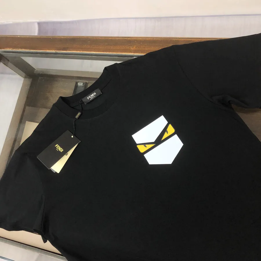 FENDI 2025 Summer Round Neck Short Sleeve T Shirt