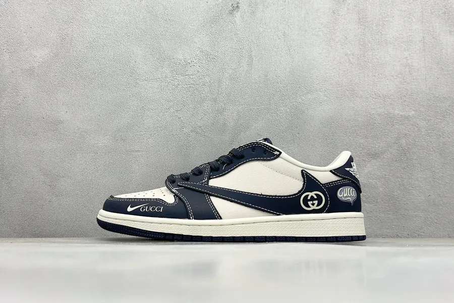 Travis Scott x Fraent Design x Air 1 Low OG SP 1 Signal Black Low Top Cultural Sneakers