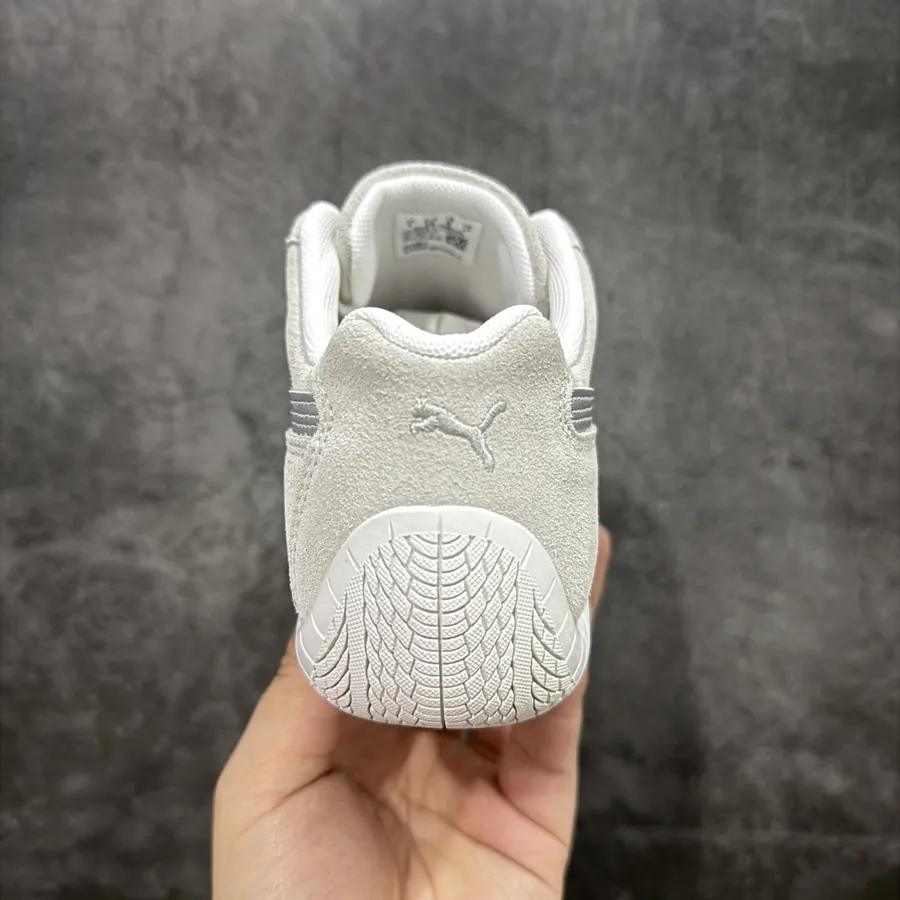 PUM Speed OG Sparco Retro Racing Sneaker with Grained Leather Upper