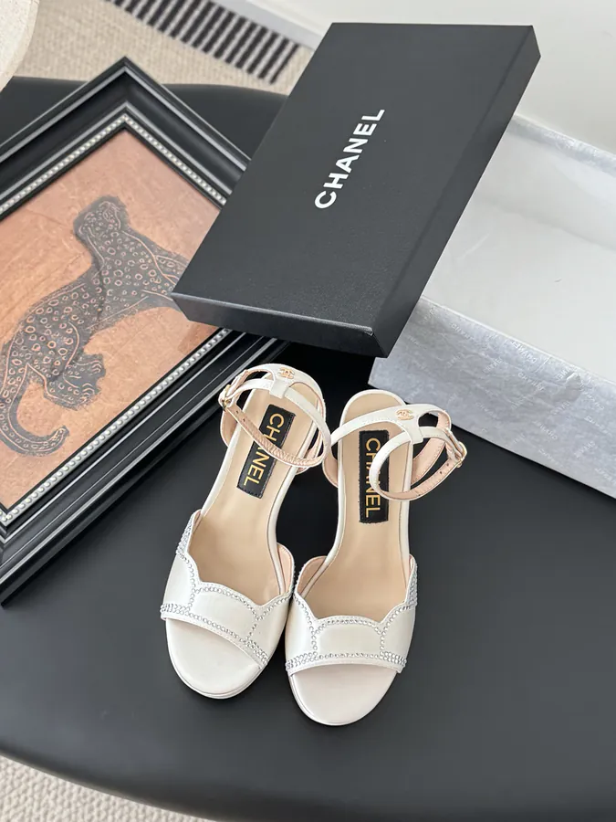 Chanel 25K Spring Collection Waterproof Studded Sandals