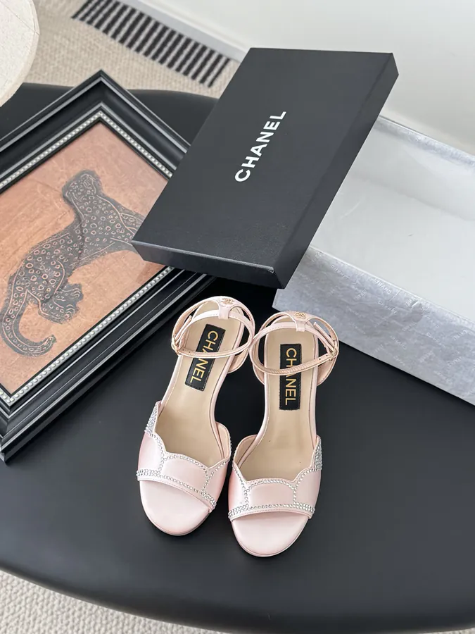 Chanel 25K Spring Collection Waterproof Studded Sandals
