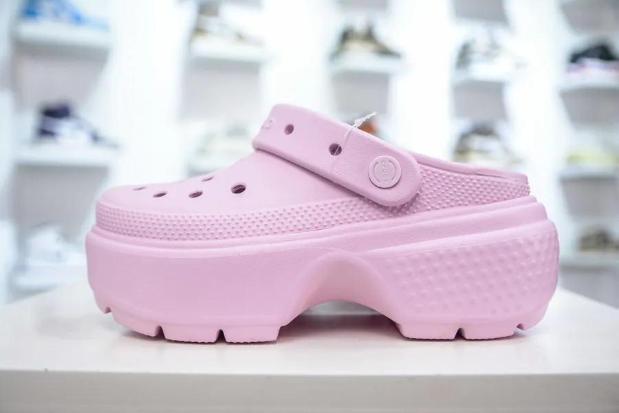 Crocs K骆驰 Snowflake Pink Bucket Bag