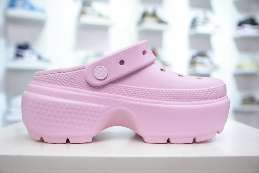Crocs K骆驰 Snowflake Pink Bucket Bag