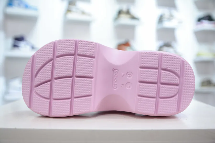 Crocs K骆驰 Snowflake Pink Bucket Bag