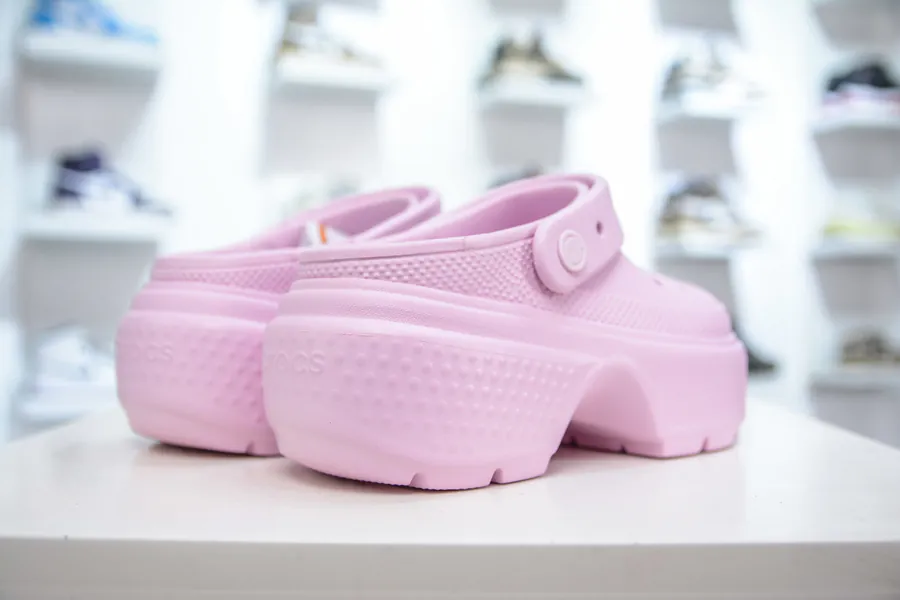 Crocs K骆驰 Snowflake Pink Bucket Bag