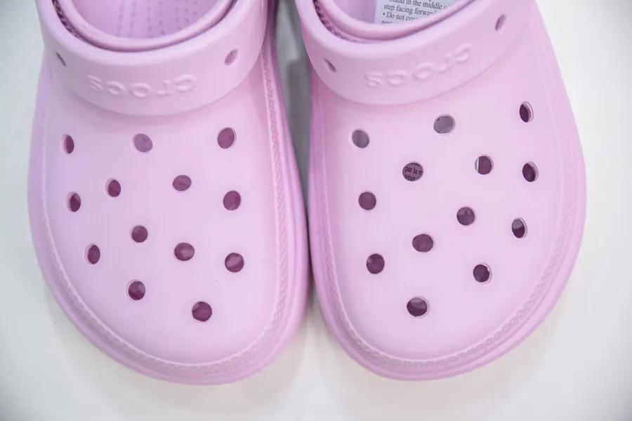 Crocs K骆驰 Snowflake Pink Bucket Bag