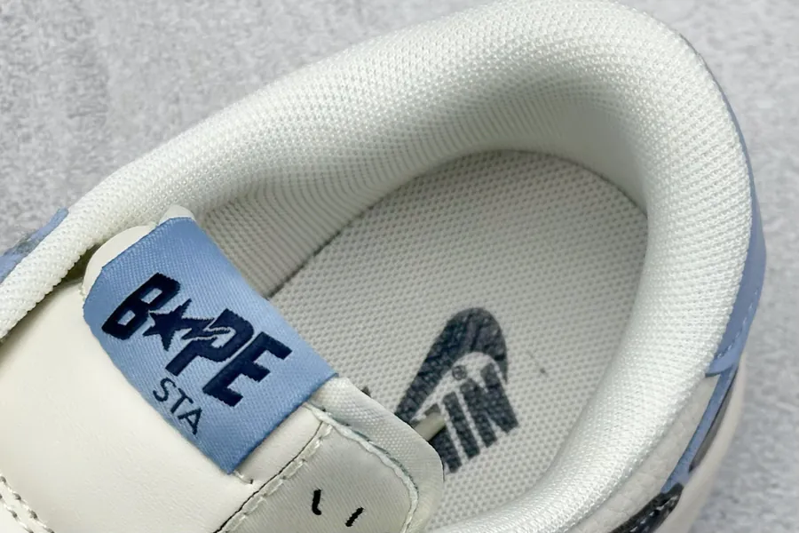 Travis Scott x Air 1 Low Reverse Blue and White Swoosh