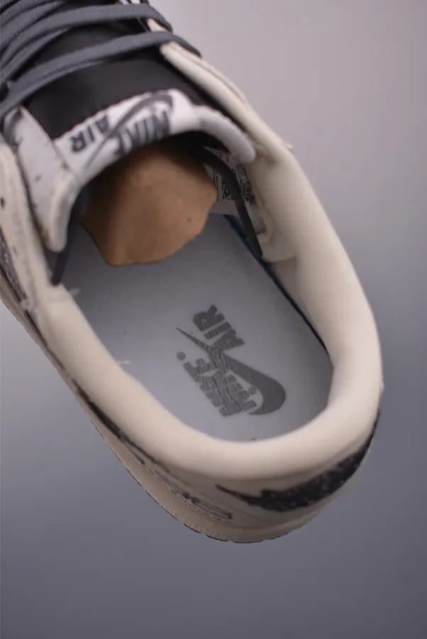 Fraent x Travis Scott x Air 1 Low Triple Collaboration Low Sneaker
