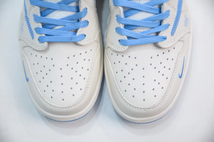 TS x Air 1 Low OG Version Day Blue Custom Color