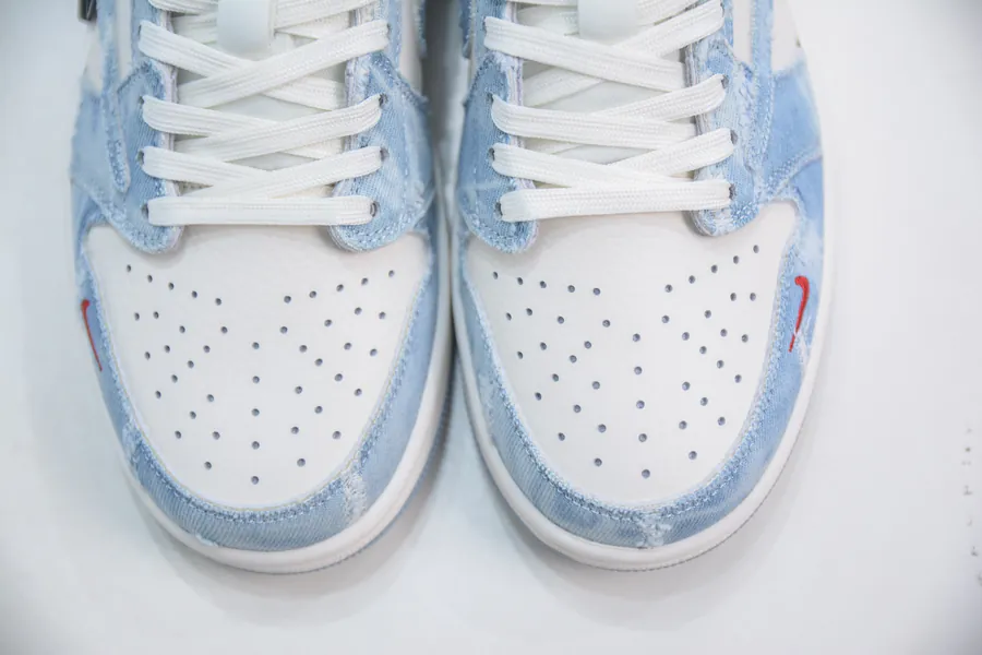 TS x Air Jordan AJ1 Low x Levis Denim Blue