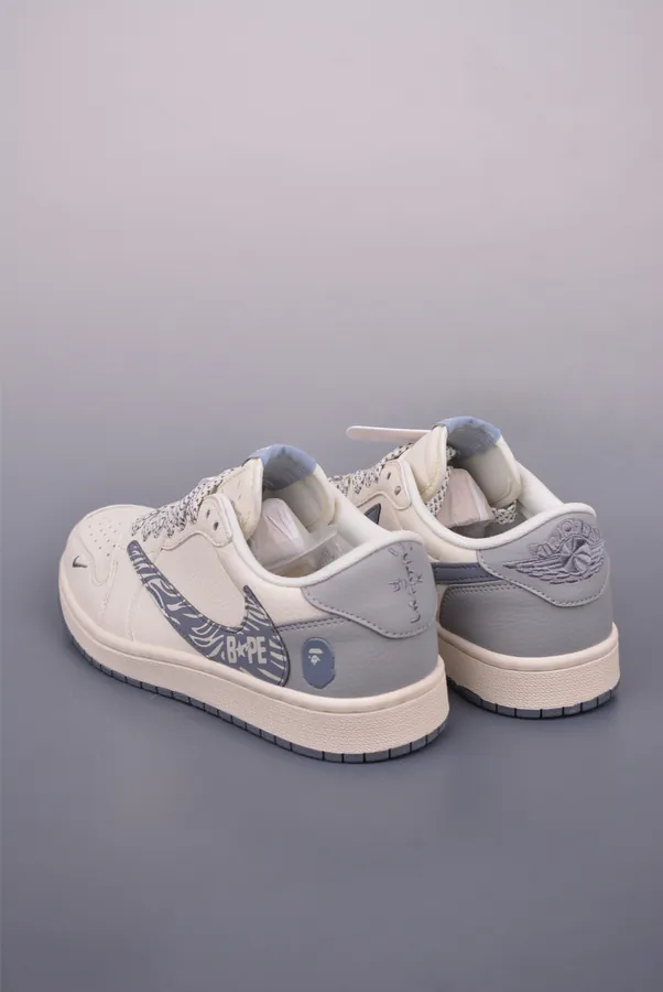 Fraent x Travis Scott x Air 1 Low Triple Collaboration Low Top Sneaker