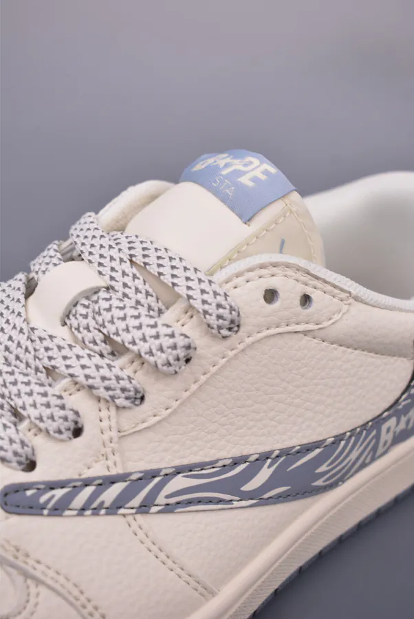 Fraent x Travis Scott x Air 1 Low Triple Collaboration Low Top Sneaker