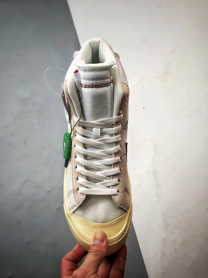 OFF WHITE X NK Blazer The Ten in Beige