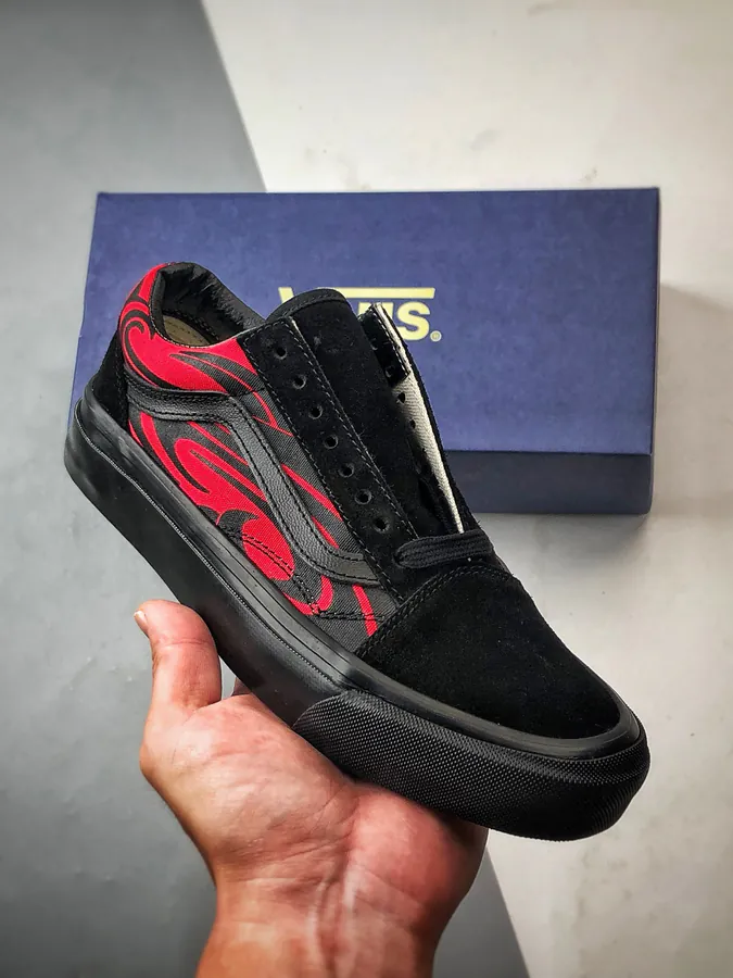 Vans Premium Old Skool Black Red