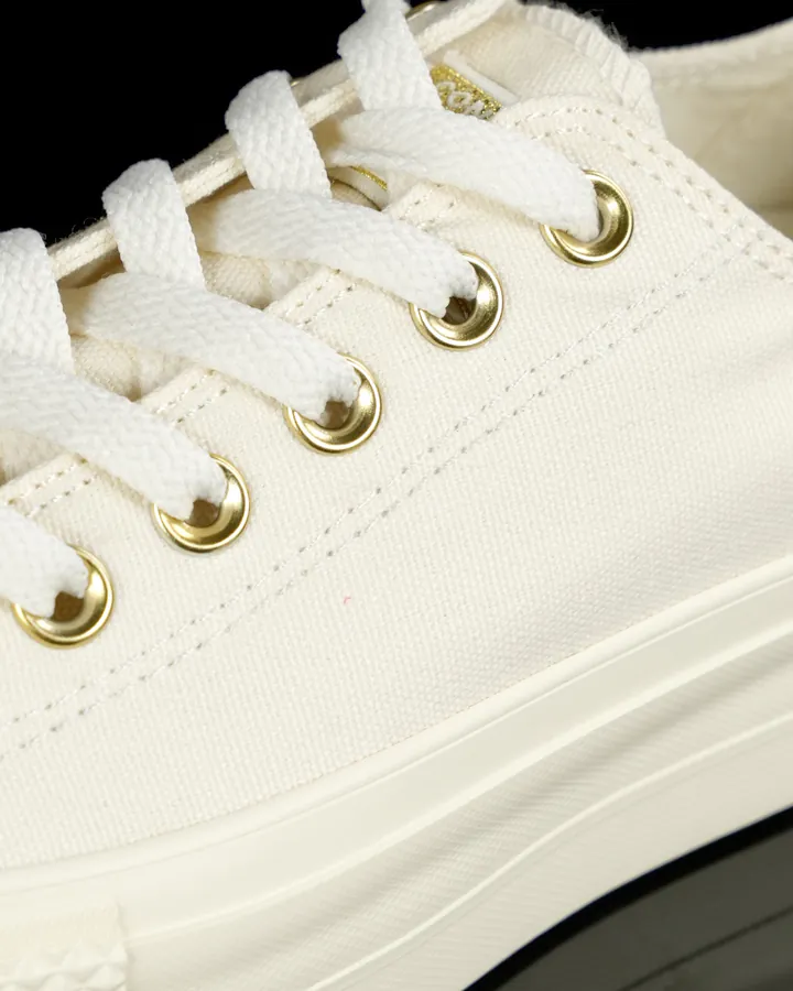 Converse All Star Classic High Top Sneaker with Gold Logo